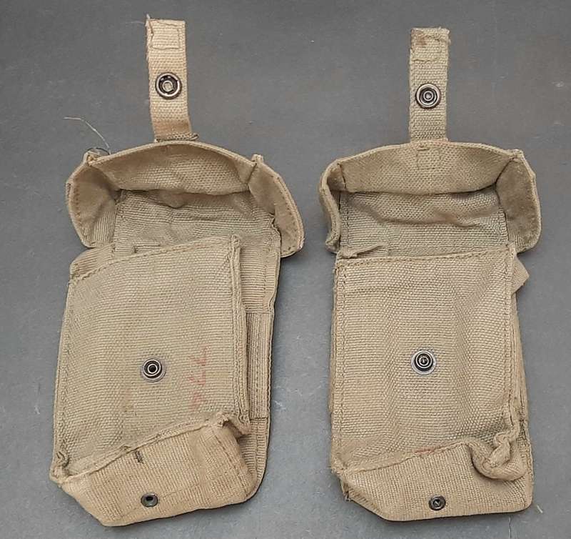 **Border War: 1980s SADF Patt.73 FN Mag Pouches & Canteen w/ Firebucket (5 pcs).**