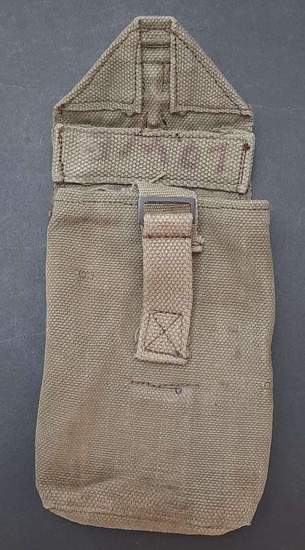 **Rhodesian Bush War: Patt.69 Rhodesian Army FN FAL Ammo Pouch (Inscribed).**