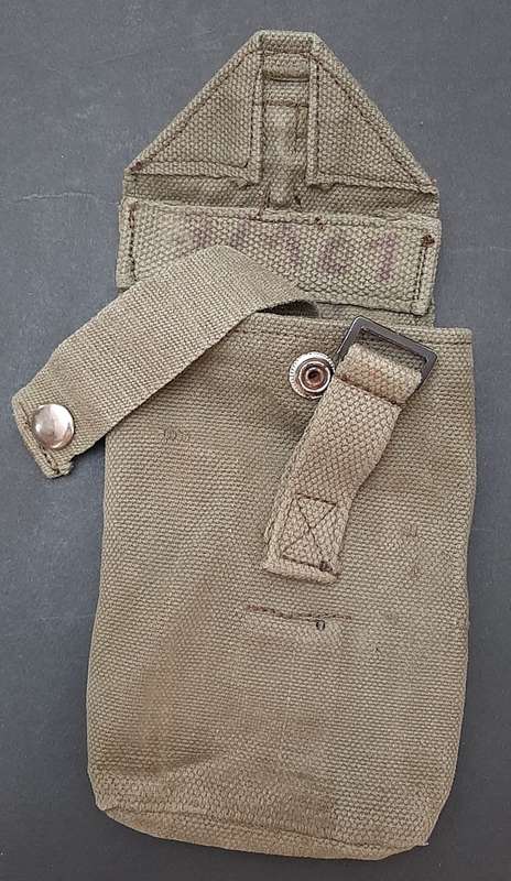 **Rhodesian Bush War: Patt.69 Rhodesian Army FN FAL Ammo Pouch (Inscribed).**