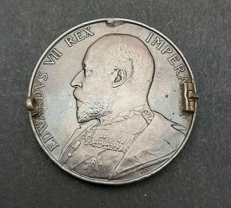 **RARE: 1908/1909 Silver British Somaliland Campaign Medal (H.M.S Proserpine).**