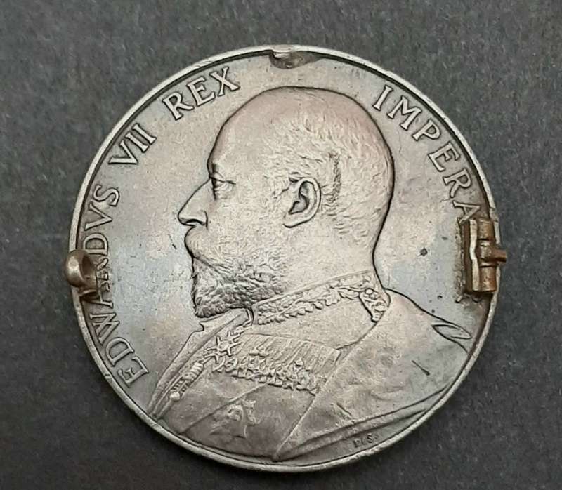 **RARE: 1908/1909 Silver British Somaliland Campaign Medal (H.M.S Proserpine).**