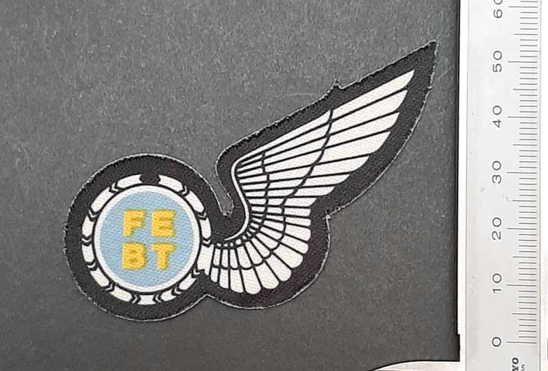 **Border War : 1980s SAAF Flight Engineer Unissued Screen-Printed Cloth Insignia x1 .**
