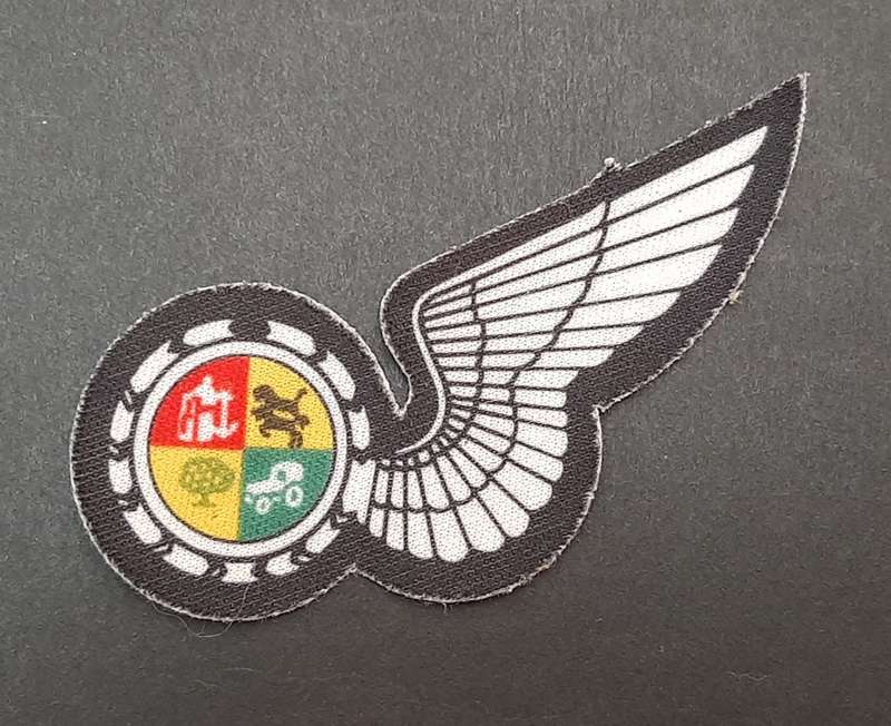 **Border War : 1980s SAAF Observer Half-Wing Screen-Printed Cloth Insignia (UNUSED)**