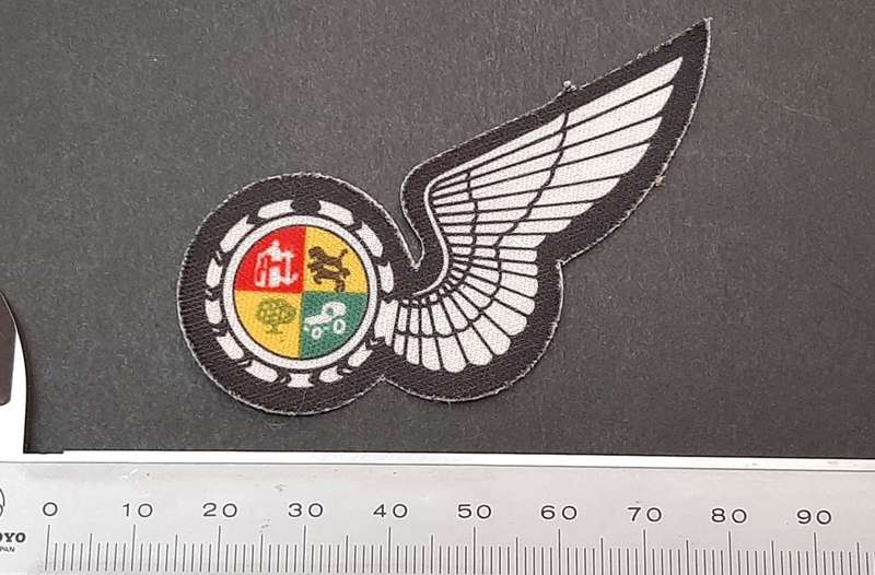 **Border War : 1980s SAAF Observer Half-Wing Screen-Printed Cloth Insignia (UNUSED)**