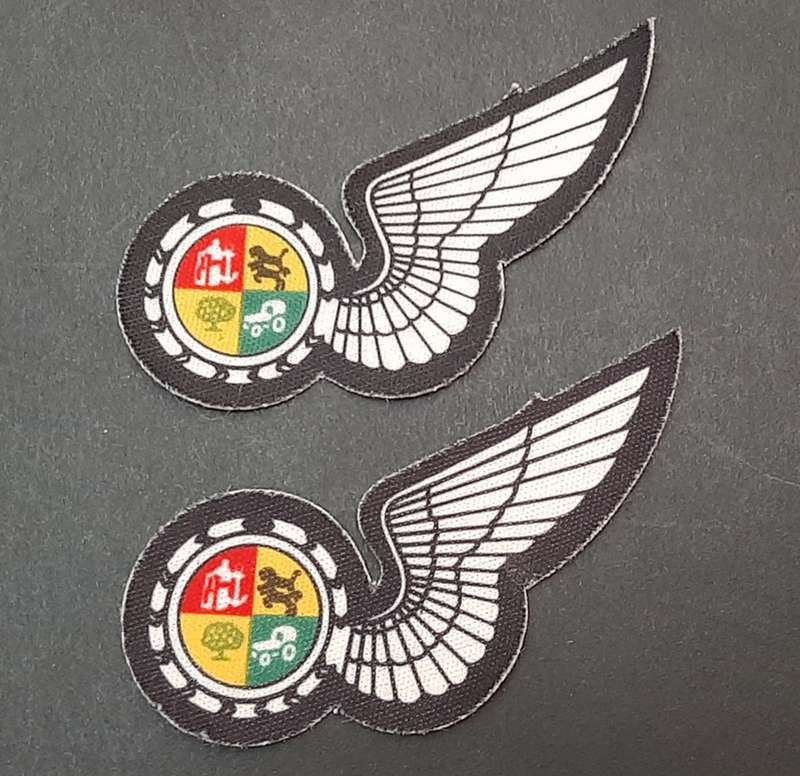 **Border War : 1980s SAAF Observer Half-Wing Screen-Printed Cloth Insignia (UNUSED)**