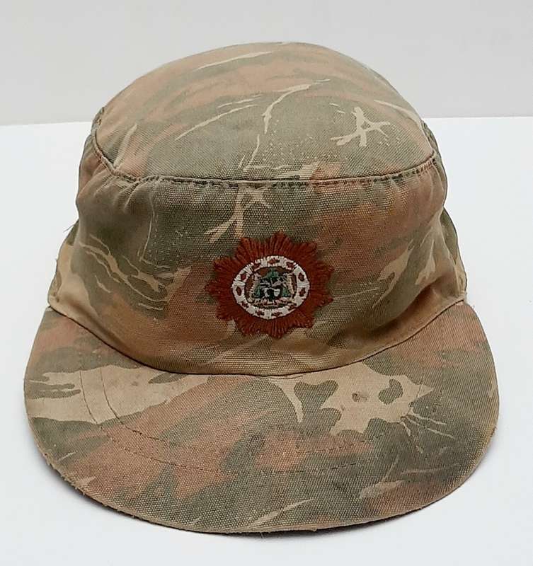 Border War 1980s SWAPOL/Koevoet Camouflage Field Dress Cap with Embroidered Badge Size 58
