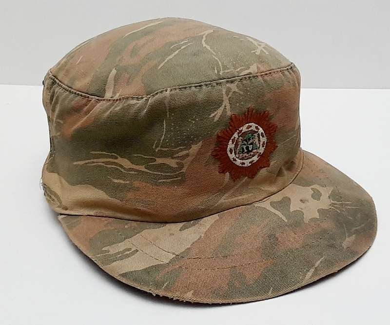 Border War 1980s SWAPOL/Koevoet Camouflage Field Dress Cap with Embroidered Badge Size 58
