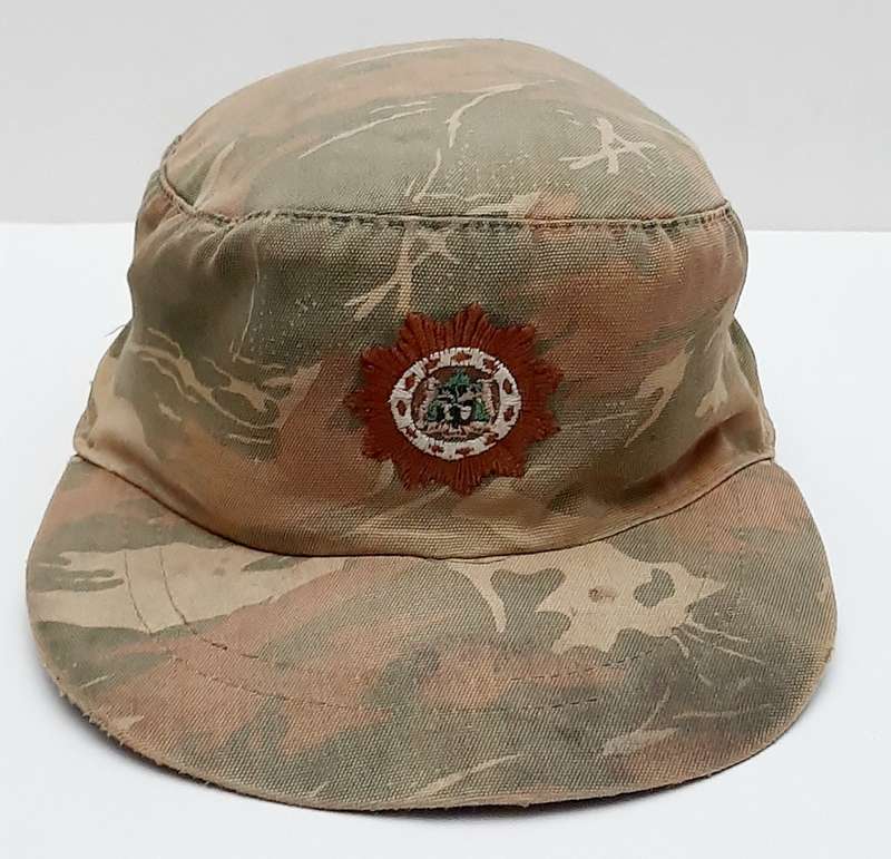 Border War 1980s SWAPOL/Koevoet Camouflage Field Dress Cap with Embroidered Badge Size 58