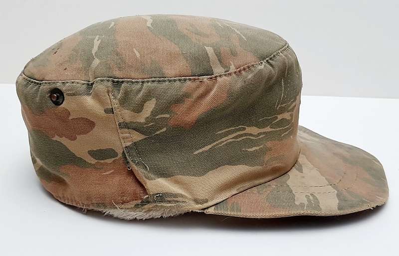 Border War 1980s SWAPOL/Koevoet Camouflage Field Dress Cap with Embroidered Badge Size 58