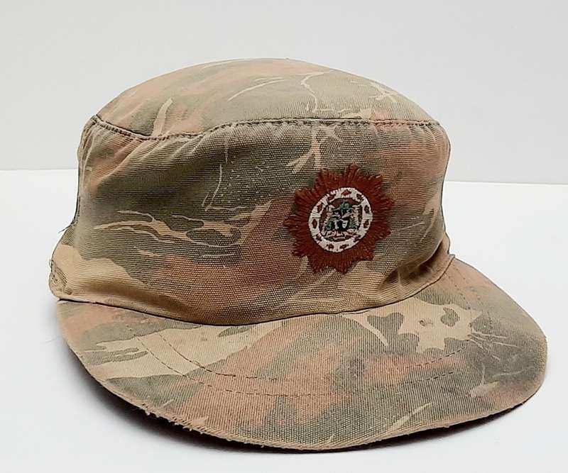 Border War 1980s SWAPOL/Koevoet Camouflage Field Dress Cap with Embroidered Badge Size 58