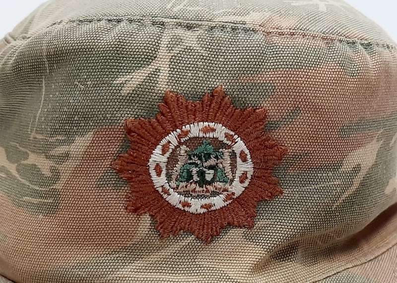 Border War 1980s SWAPOL/Koevoet Camouflage Field Dress Cap with Embroidered Badge Size 58