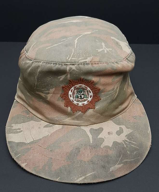Border War 1980s SWAPOL/Koevoet Camouflage Field Dress Cap with Embroidered Badge Size 58
