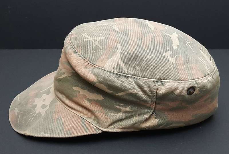 Border War 1980s SWAPOL/Koevoet Camouflage Field Dress Cap with Embroidered Badge Size 58