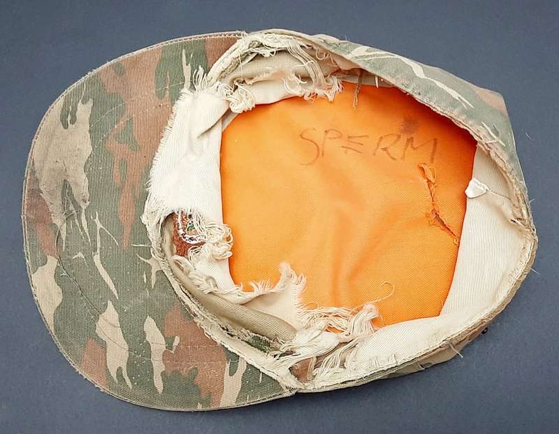 Border War 1980s SWAPOL/Koevoet Camouflage Field Dress Cap with Embroidered Badge Size 58