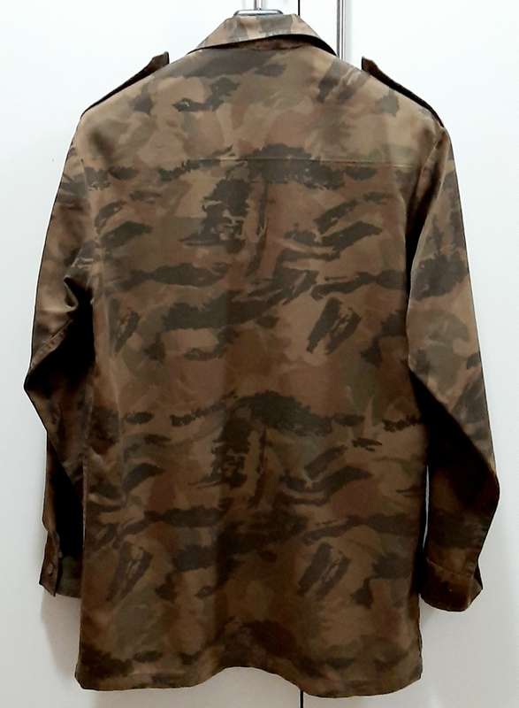 **Border War : 1980s S.A. Railway Police National Task Force Camouflage L/S Shirt w/ Para Wings **