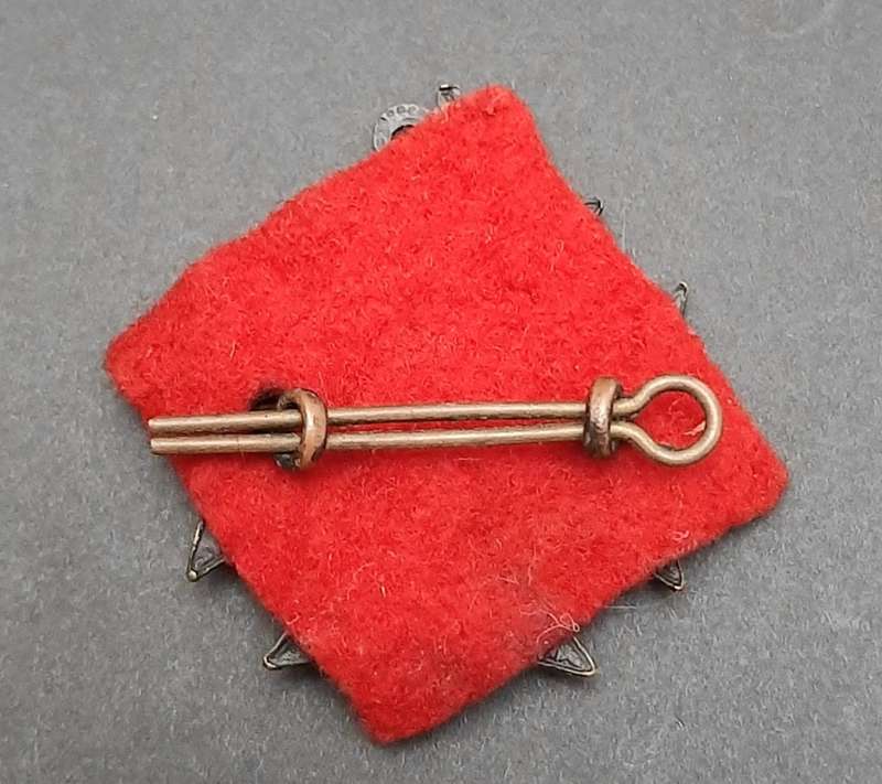 **Pre-1965  Rhodesia Regiment Beret Badge w/ Pin**