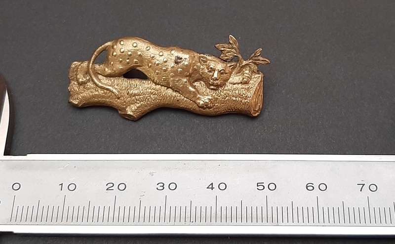 ** WW1/WW2 : First City Regiment Brass Collar Badge (Lugs Intact)**