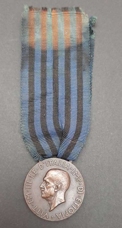 ** 1936 Italian Fascist:  Africa Orientale Medal w/ Ribbon.**
