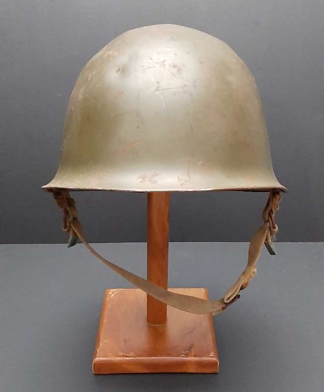 **Border War : 1960s SADF Green Steel Helmet w/ Liner (USED)**