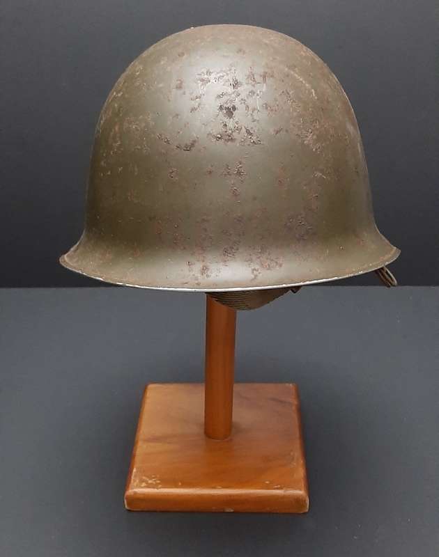 **Border War : 1960s SADF Green Steel Helmet w/ Liner (NO STRAP)**