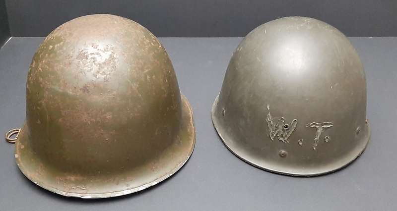 **Border War : 1960s SADF Green Steel Helmet w/ Liner (NO STRAP)**