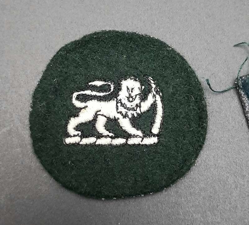 **Rhodesian Bush War: 1970s Rhodesian Army Step-out  Title & Sgt-Major Rank Insignia**