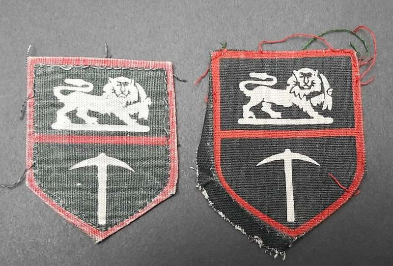 **Rhodesian Bush War: 1970s Rhodesian Army TYPE 2 Shoulder Flash Pair **