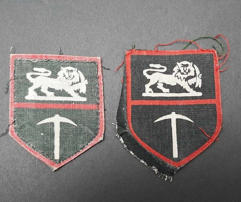 **Rhodesian Bush War: 1970s Rhodesian Army TYPE 2 Shoulder Flash Pair **
