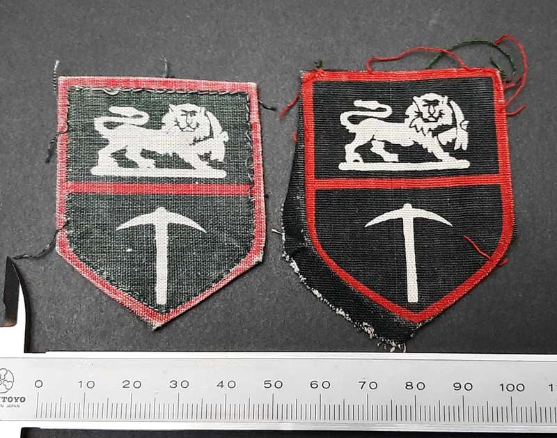 **Rhodesian Bush War: 1970s Rhodesian Army TYPE 2 Shoulder Flash Pair **