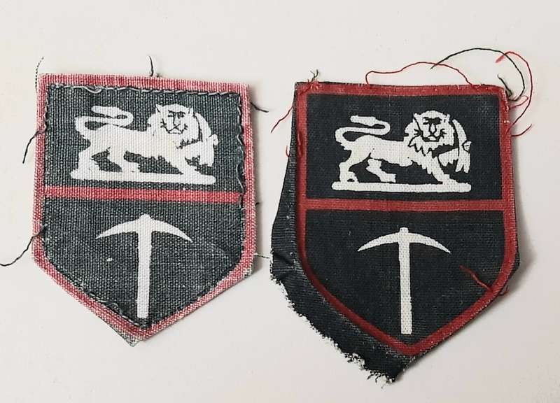 **Rhodesian Bush War: 1970s Rhodesian Army TYPE 2 Shoulder Flash Pair **
