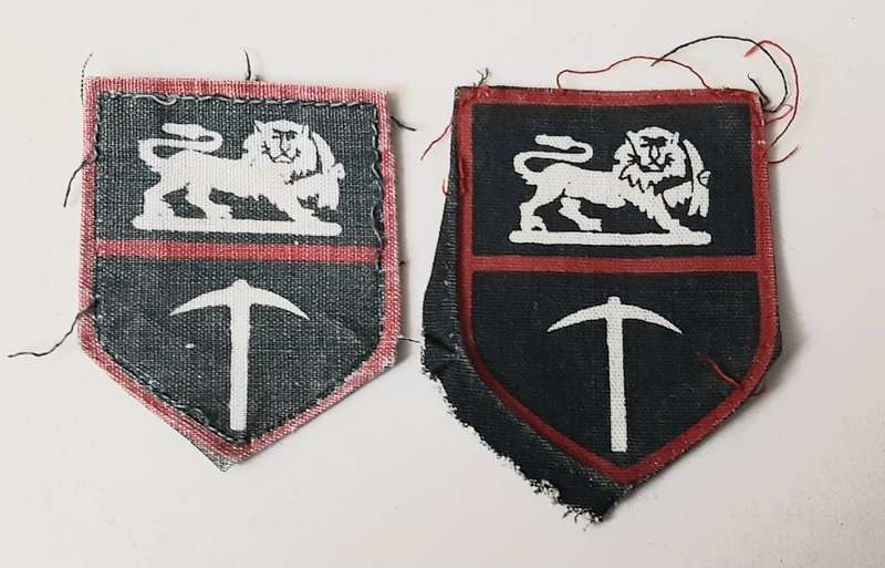 **Rhodesian Bush War: 1970s Rhodesian Army TYPE 2 Shoulder Flash Pair **