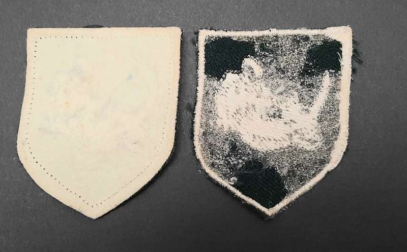 **Rhodesian Bush War: 1970s Rhodesian Army 2 Brigade Type I Shoulder Flash Pair**