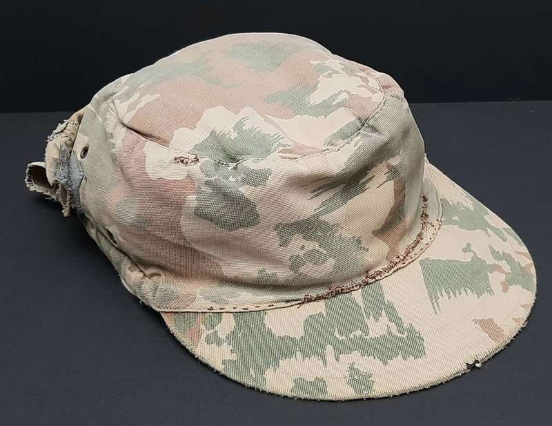 Rhodesian Bush War 1970s  1st Patt Camouflage Flap-Cap Size 58