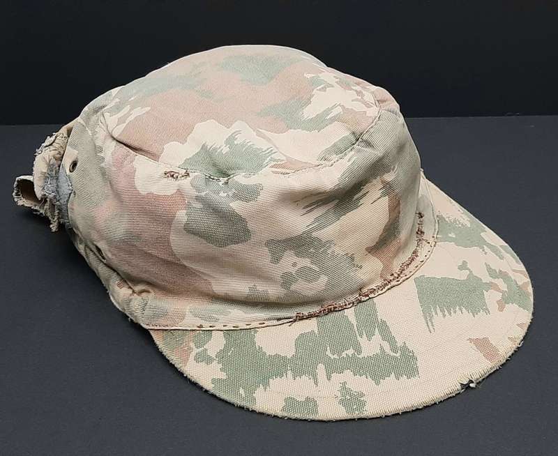 Rhodesian Bush War 1970s  1st Patt Camouflage Flap-Cap Size 58