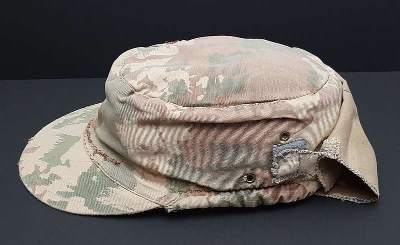 Rhodesian Bush War 1970s  1st Patt Camouflage Flap-Cap Size 58