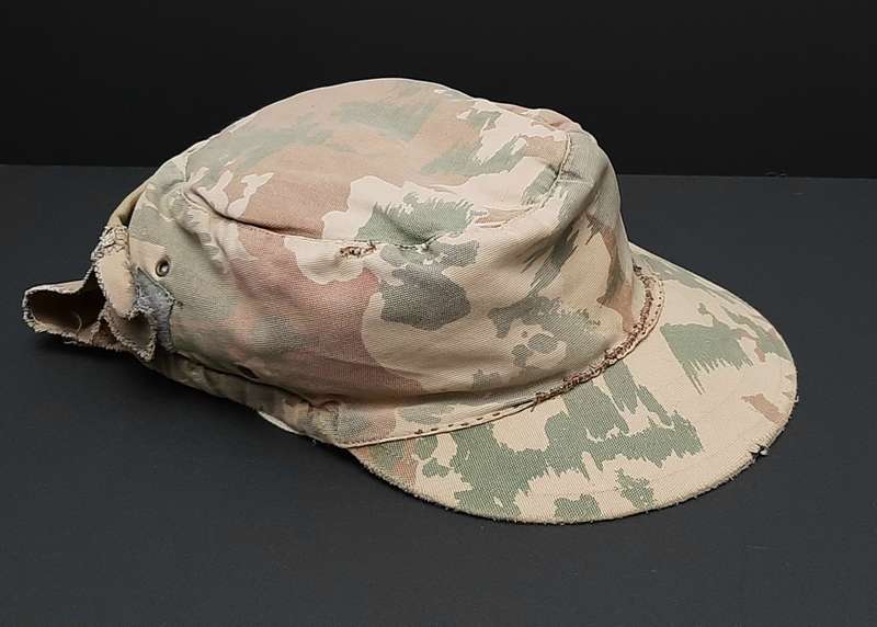Rhodesian Bush War 1970s  1st Patt Camouflage Flap-Cap Size 58