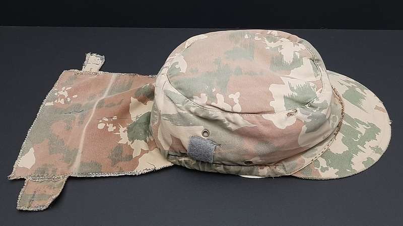 Rhodesian Bush War 1970s  1st Patt Camouflage Flap-Cap Size 58