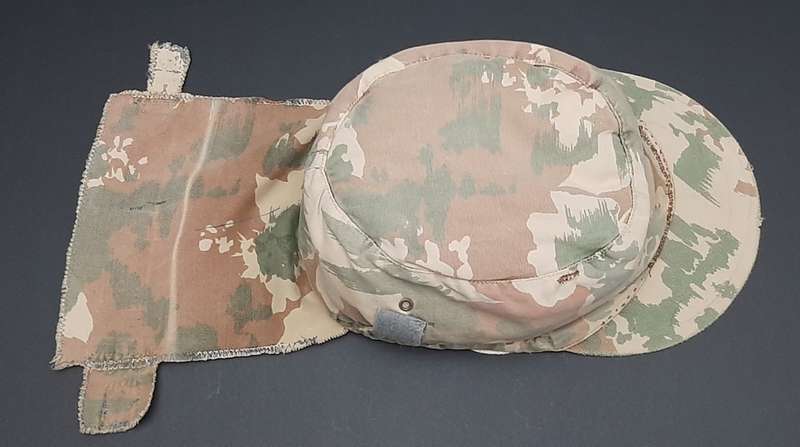 Rhodesian Bush War 1970s  1st Patt Camouflage Flap-Cap Size 58
