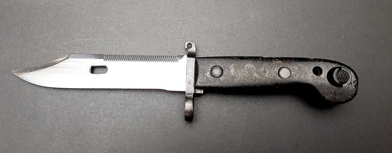 **Border War : 1980s Polish AKM/AK47 Bayonet w/ Scabbard**
