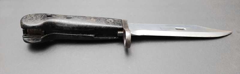 **Border War : 1980s Polish AKM/AK47 Bayonet w/ Scabbard**