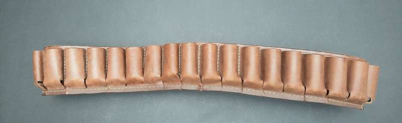 **Border War : 1980s S.A.P Leather 12 Gauge Shotgun Bandolier (LARGE).**