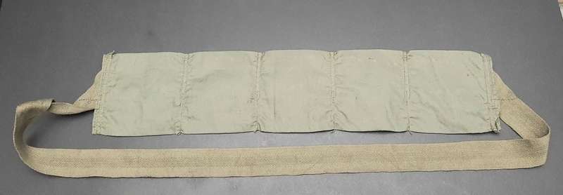 **Rhodesian Bush War: 1970s Rhodesian Guard Force .303 Webbing 5 Pocket Bandolier**
