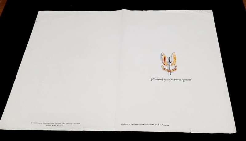 **Rhodesian Bush War: 1978 Special Air Service Unit Poster Double-Sided (61cm x 44cm).**