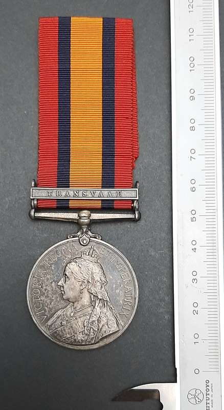 **Boer War: Queen`s South Africa Medal w/ Transvaal Bar (Standerton Mounted Police).**