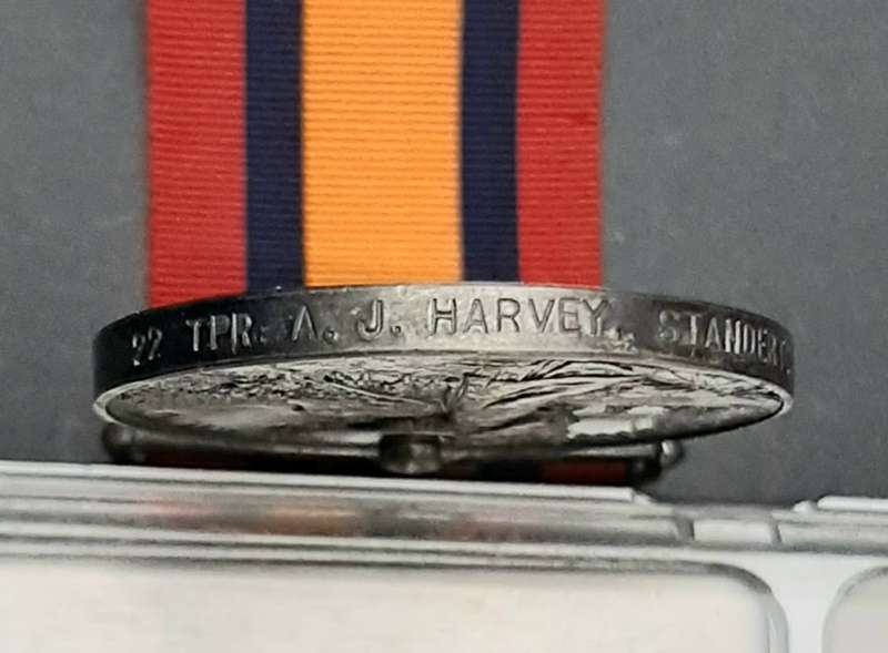 **Boer War: Queen`s South Africa Medal w/ Transvaal Bar (Standerton Mounted Police).**