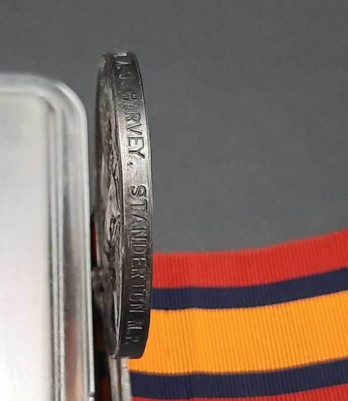 **Boer War: Queen`s South Africa Medal w/ Transvaal Bar (Standerton Mounted Police).**