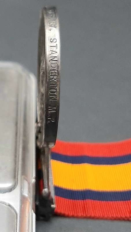 **Boer War: Queen`s South Africa Medal w/ Transvaal Bar (Standerton Mounted Police).**
