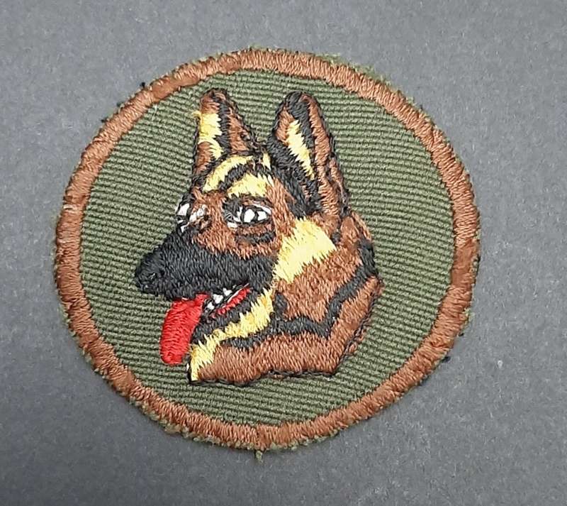 Border War: 1980s S.A.P Green Camouflage Dog Handler Qualification Badge