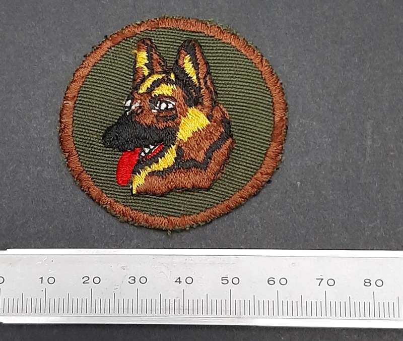 Border War: 1980s S.A.P Green Camouflage Dog Handler Qualification Badge
