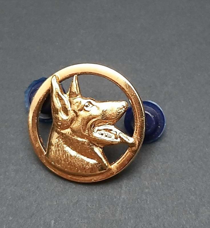 Border War: 1980s S.A.P Dog Handler Metal Breast Badge